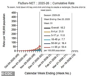 CDC Reports Sharp Rise in Flu Cases and Hospitalizations Across the U.S.