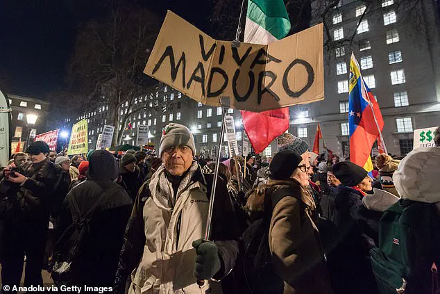 Leftist Protesters Burn U.S. Flag Outside Downing Street in Protest Against Trump's Role in Maduro's Capture