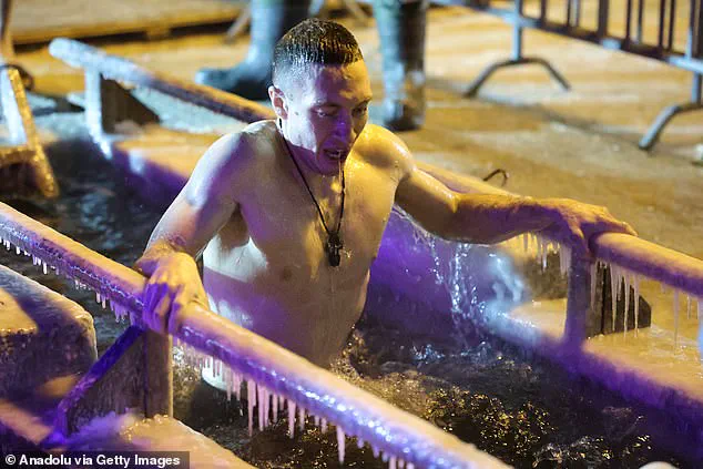 Russian Orthodox Believers Defy Subzero Temperatures for Epiphany Ritual