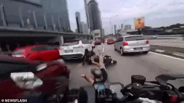 Toddler's Door Yank on Malaysia Motorway Causes Chain Reaction, Injuring Two Motorcyclists and Prompting Police Probe