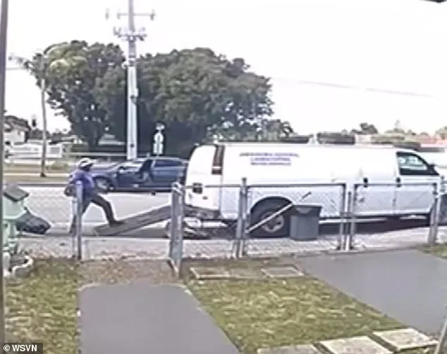 Burglar's Bizarre Encounter with No-Nonsense Landscaper Captured on Camera in Hialeah
