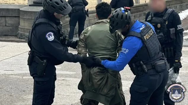 18-Year-Old Man Arrested with Loaded Shotgun and Tactical Vest Near U.S. Capitol