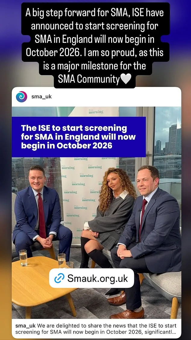 Jesy Nelson's Advocacy Leads to UK Expanding Newborn Screening for Spinal Muscular Atrophy