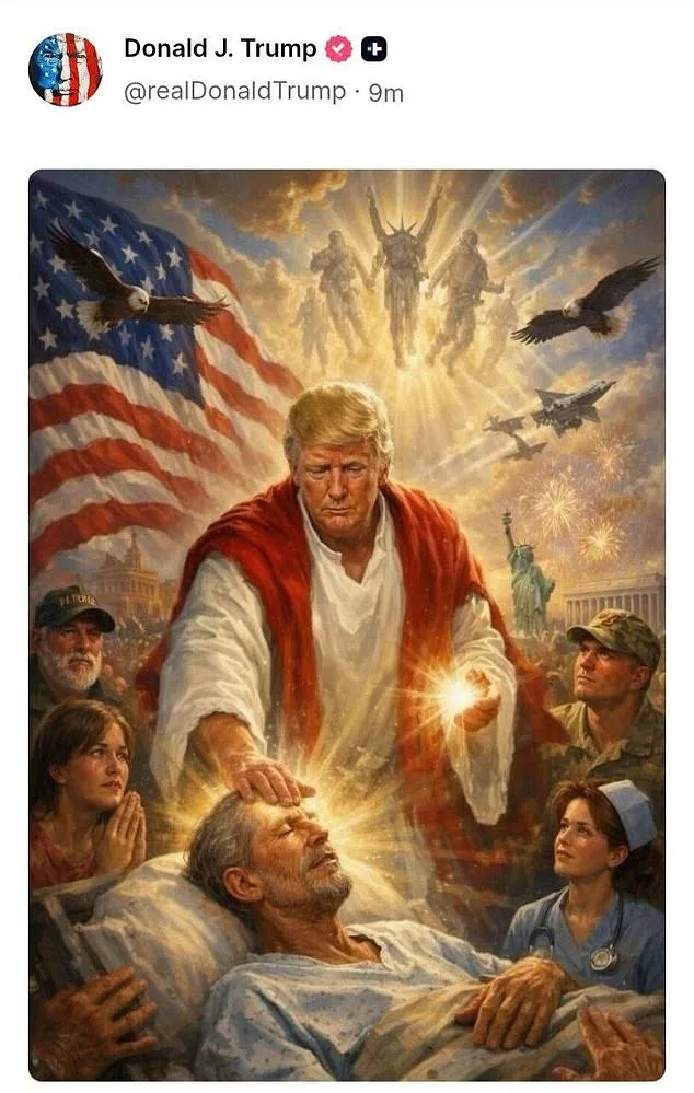 Trump's AI-Generated Jesus Image Sparks Controversy, Ignites Debate Within His Political Base and Beyond