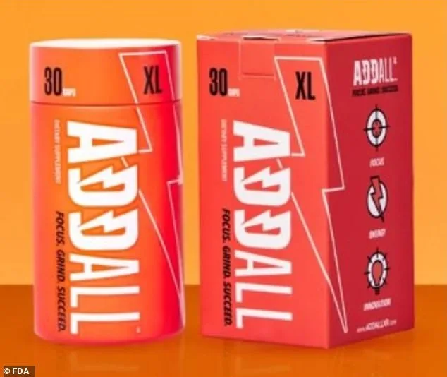 FDA Warns Against Addall Supplements: Dangerous Ingredients Detected