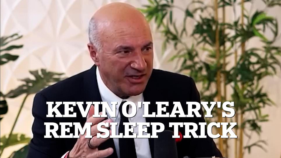 Kevin O'Leary suggests drinking wine at breakfast instead of before bed.