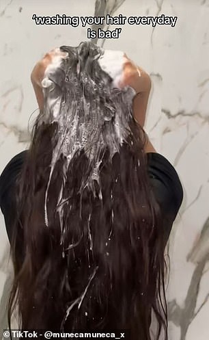 New study shows daily hair washing is unnecessary for many.