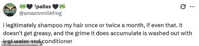 New study shows daily hair washing is unnecessary for many.