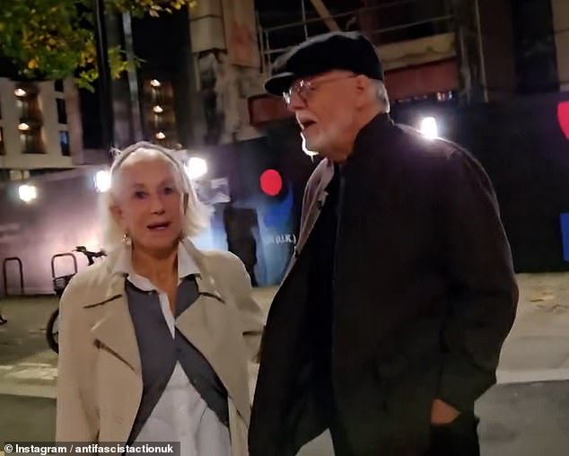 Dame Helen Mirren Confronted by Anti-Zionist Mob in London